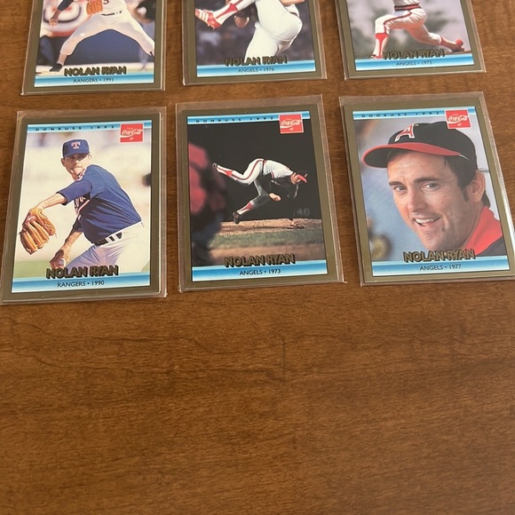 Donruss 1992 Nolan Ryan Lot Baseball MLB 8 cards Coca Cola Highlights - Picture 4 of 10